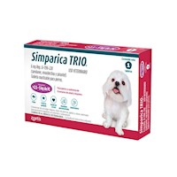 Simparica Trio (2.5 a 5 kg) x 3 Tabletas